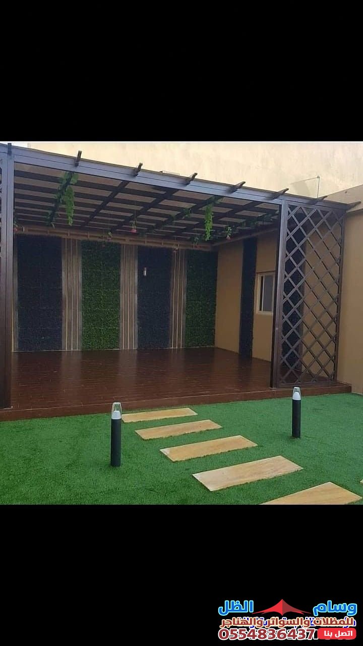 مظلات برجولات جدة بحي الربوة أناقة وظل في قلب المدينة